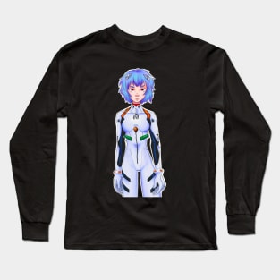 Rei Ayanami (Neon Genesis Evangelion) Long Sleeve T-Shirt